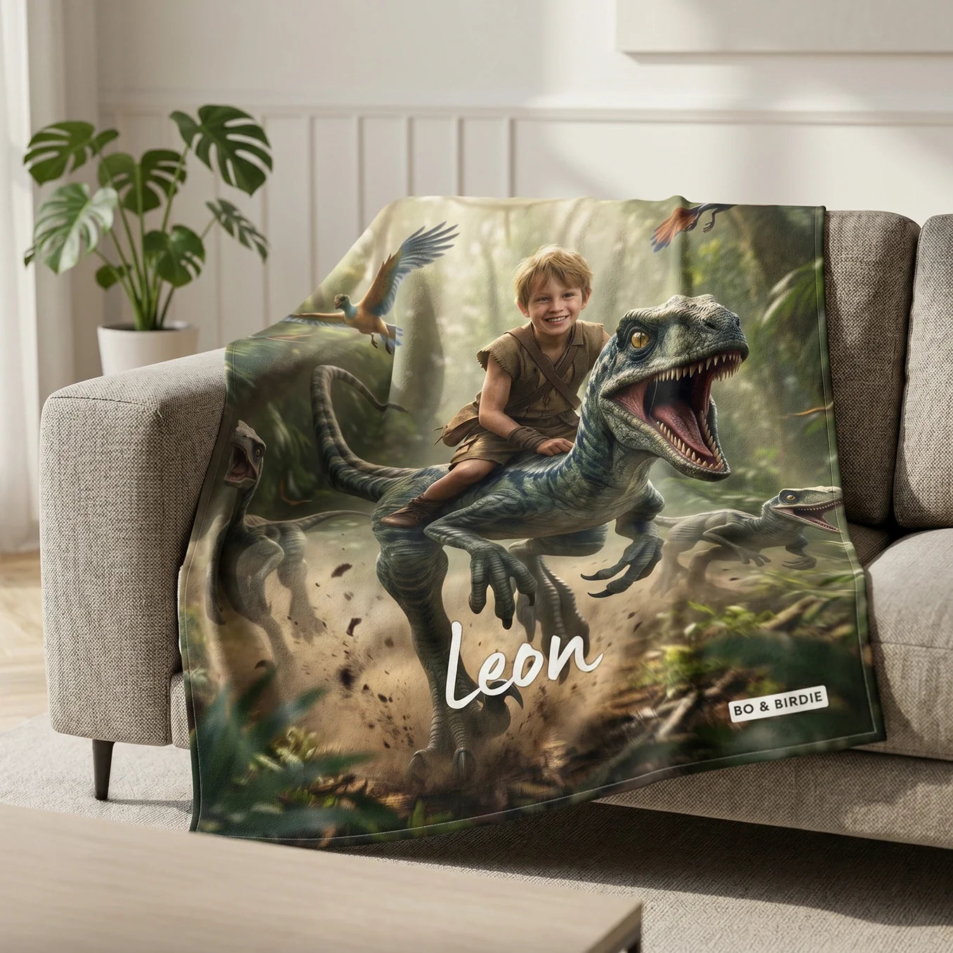 Couverture personnalisée Dino
