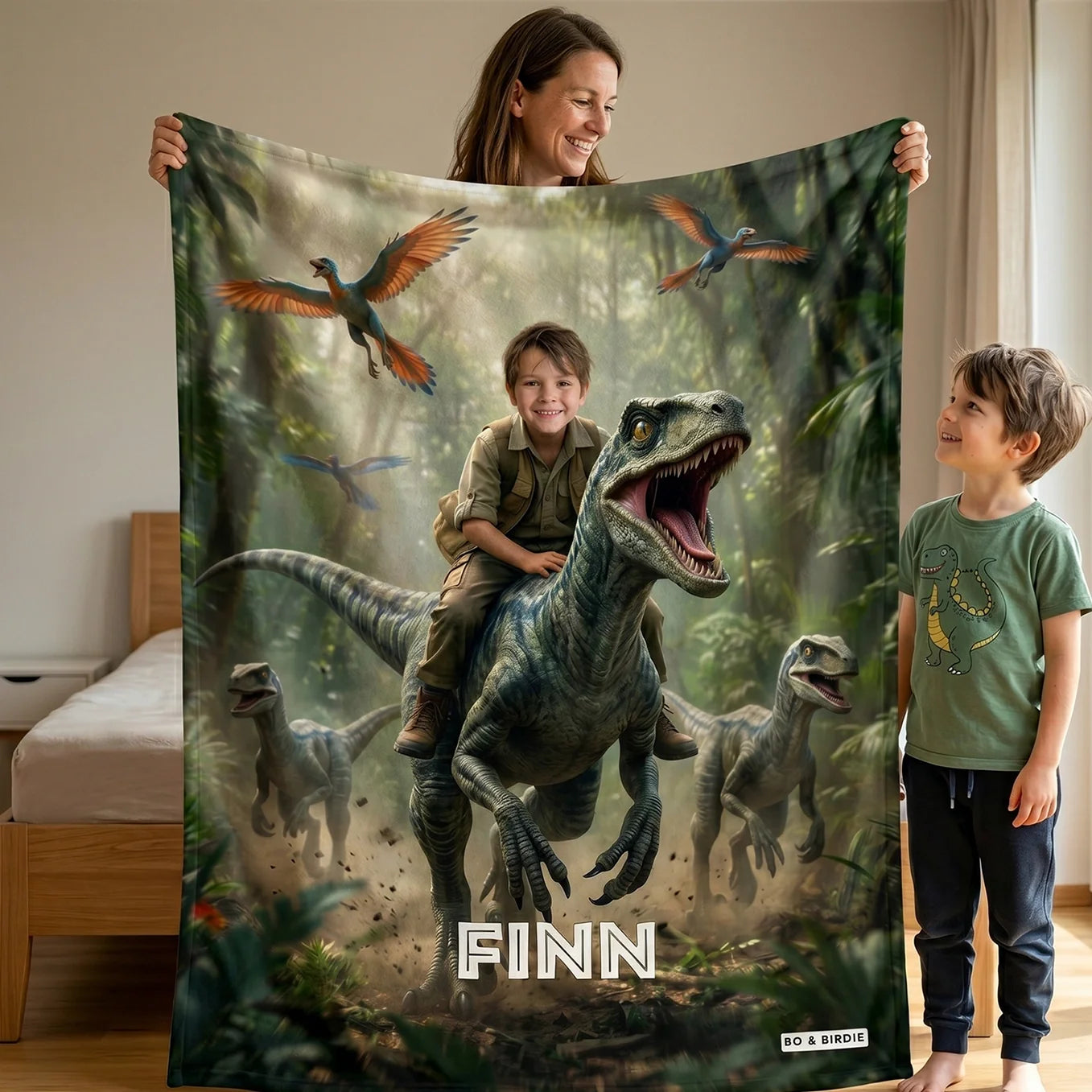 Couverture personnalisée Dino