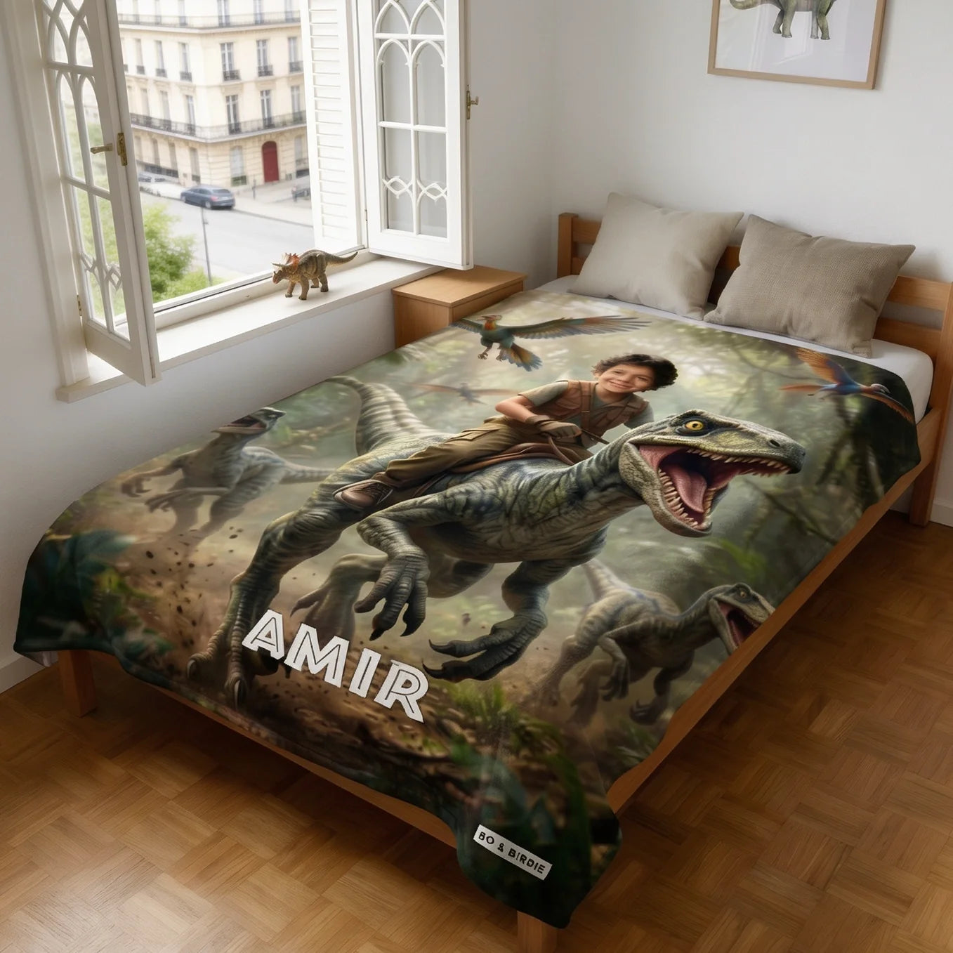 Couverture personnalisée Dino